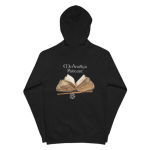 Unisex fleece zip up hoodie