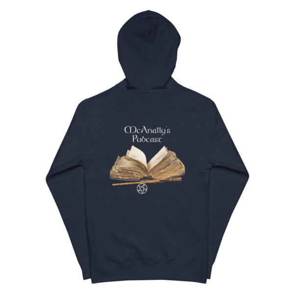 Unisex fleece zip up hoodie - Image 3