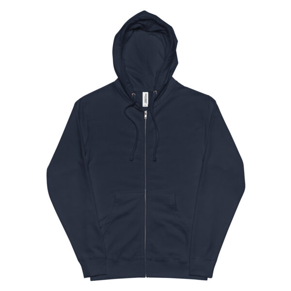 Unisex fleece zip up hoodie - Image 4