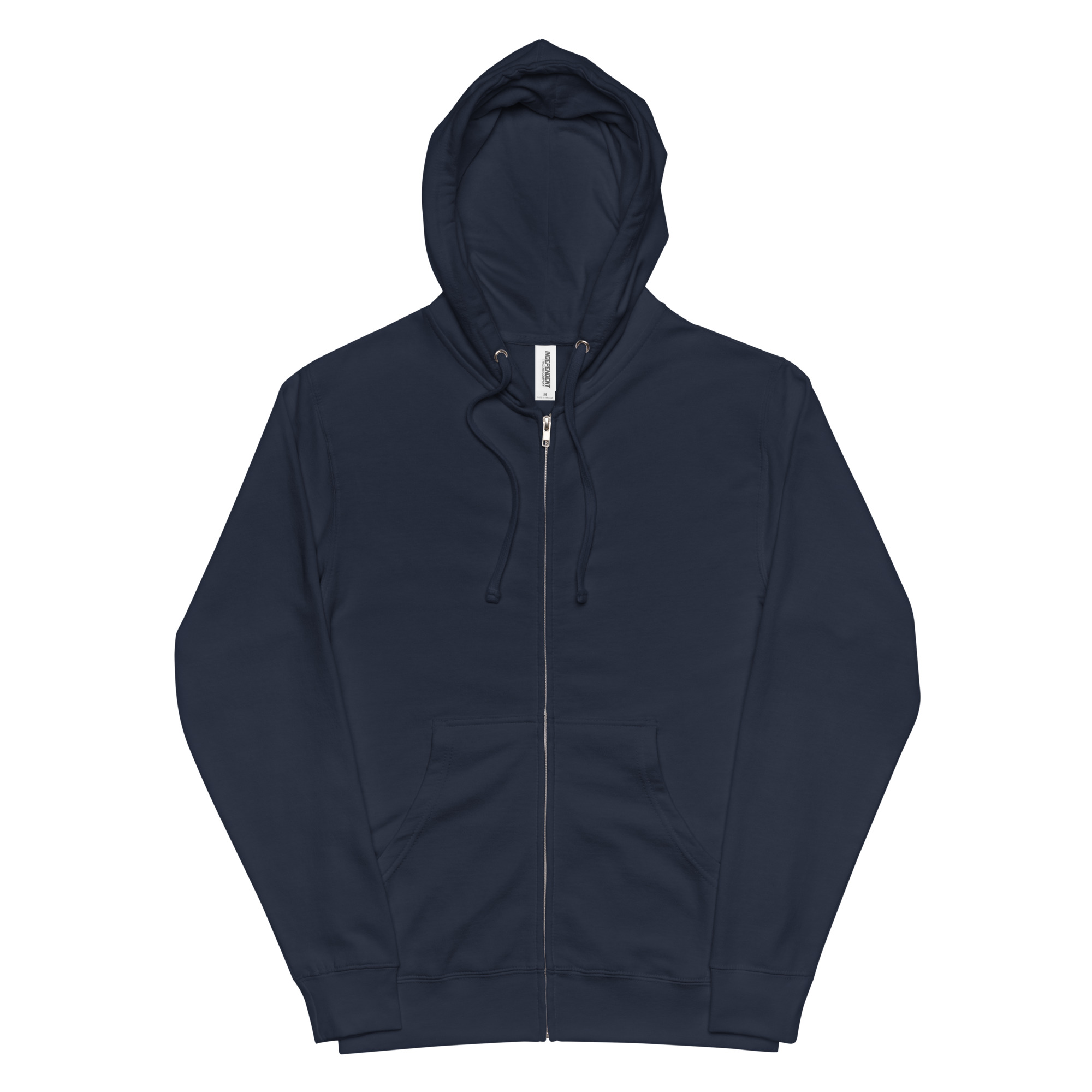 Unisex fleece zip up hoodie - Image 4